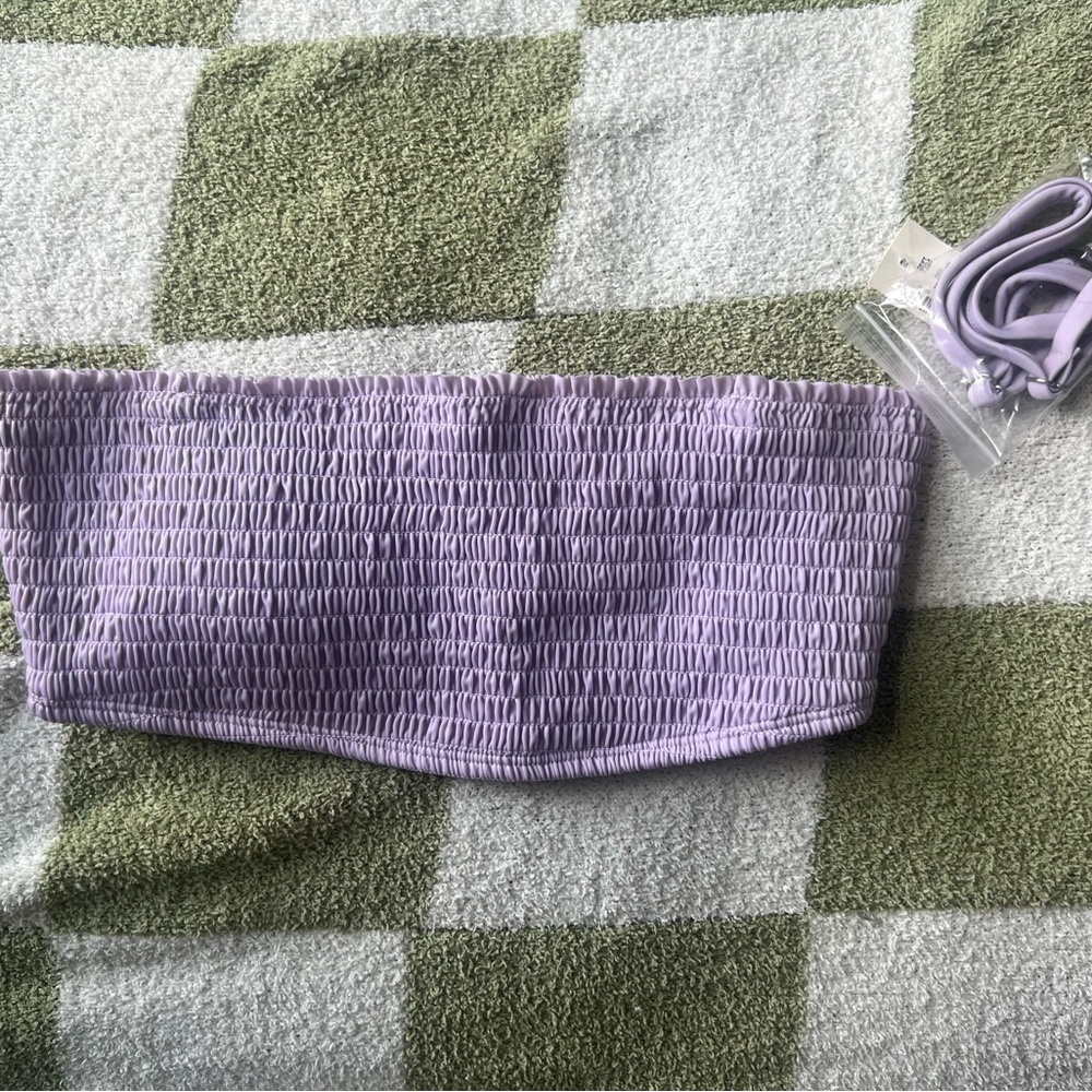 Lilac Bandeau Bikini